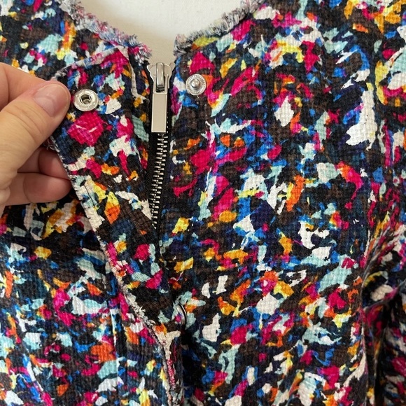 1. State Jacket zippered and snaps colorful work career business modest size XL - Picture 10 of 15